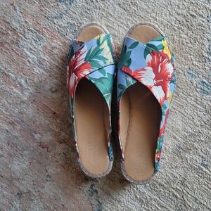 Franco Sarto Floral Women's Slip-On Shoes Size 9.5M
